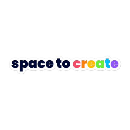 space to create!